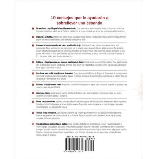 Cómo Sobrevivir a una Cesantía - Surviving a Layoff, Spanish Edition