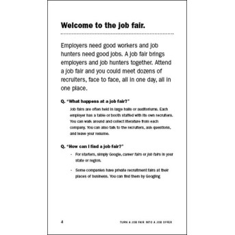Turn a Job Fair Into a Job Offer